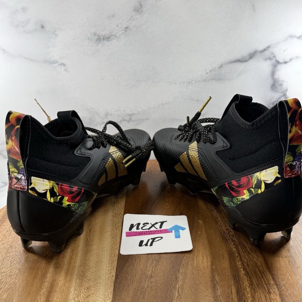 Mens size 8.5-Adidas Adizero Impact Speed Coronation Black Rose Football Cleats - Picture 6 of 10
